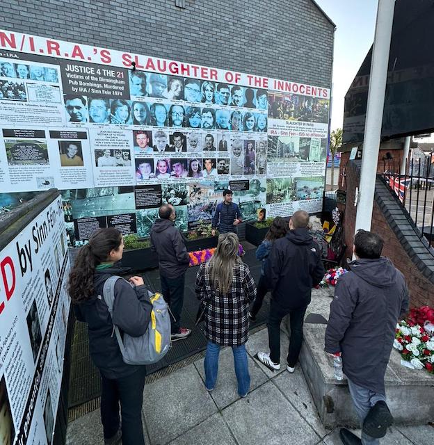 The Bayardo Bar memorial on Shankill Road