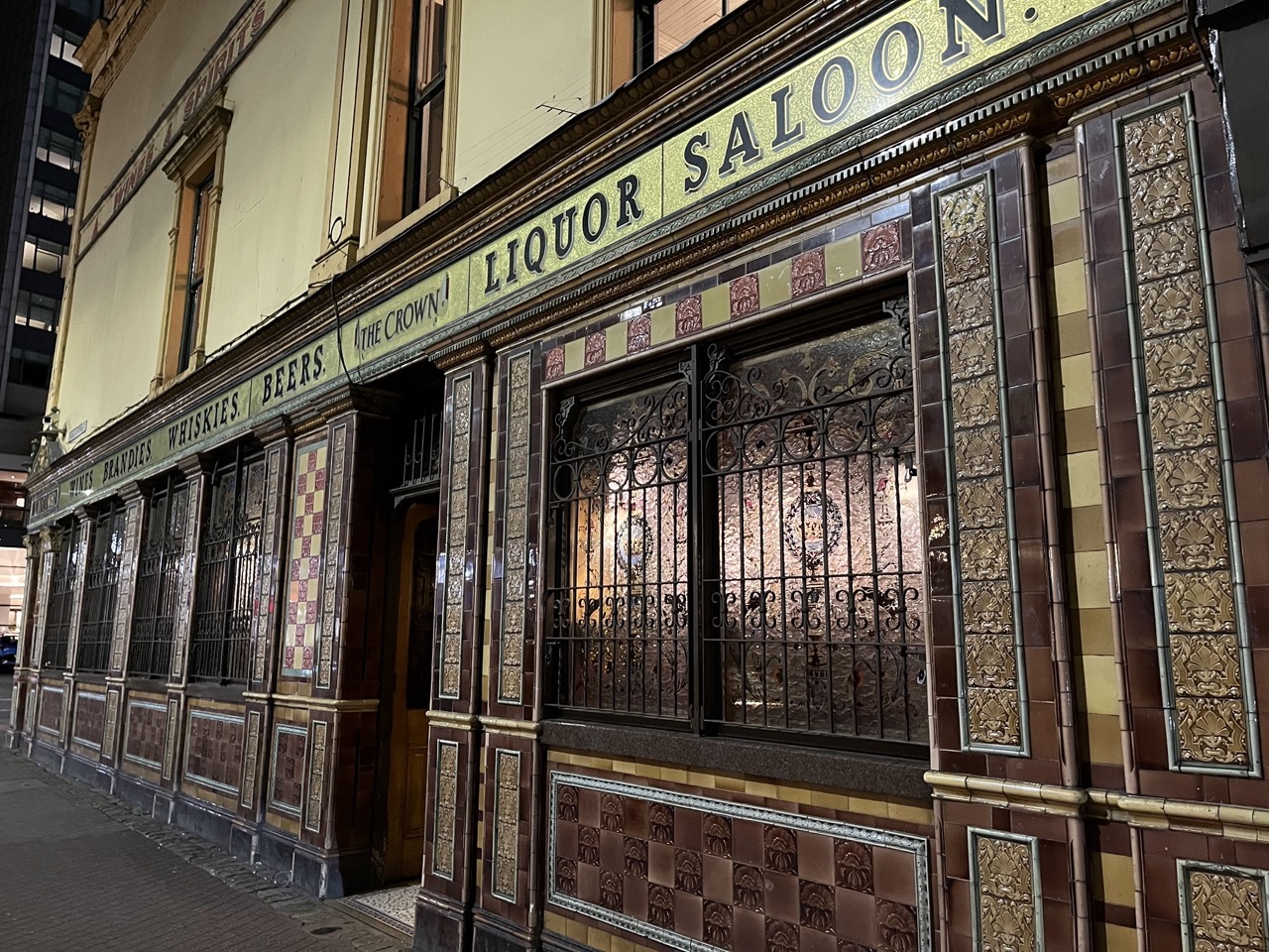 The Crown Liquor Saloon in Belfast
