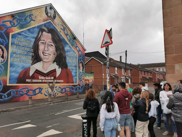 The Bobby Sands mural in Belfast