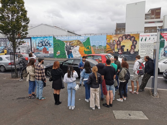 The International Wall murals on Falls Road