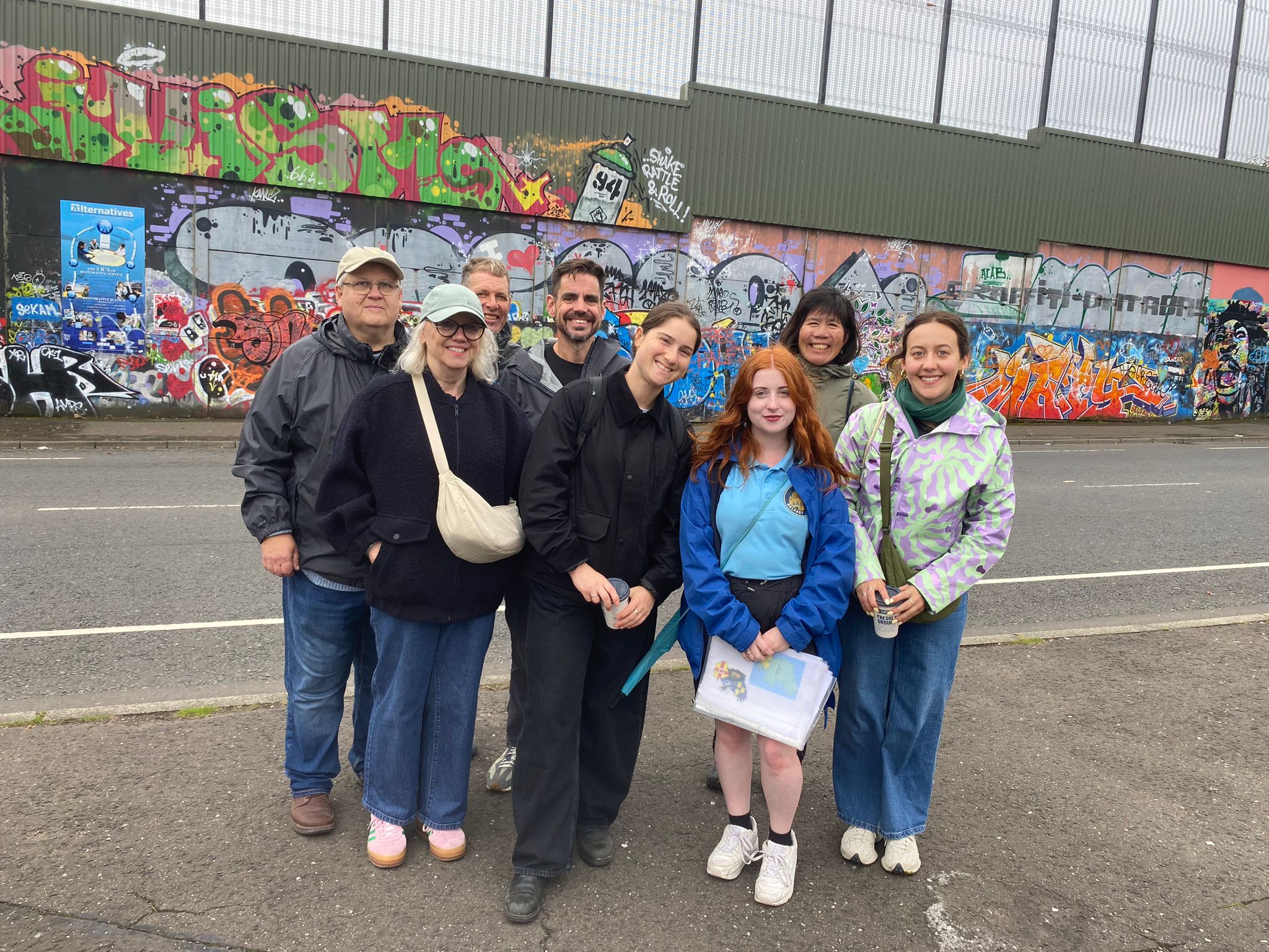 Visiting the Peace Wall in Belfast