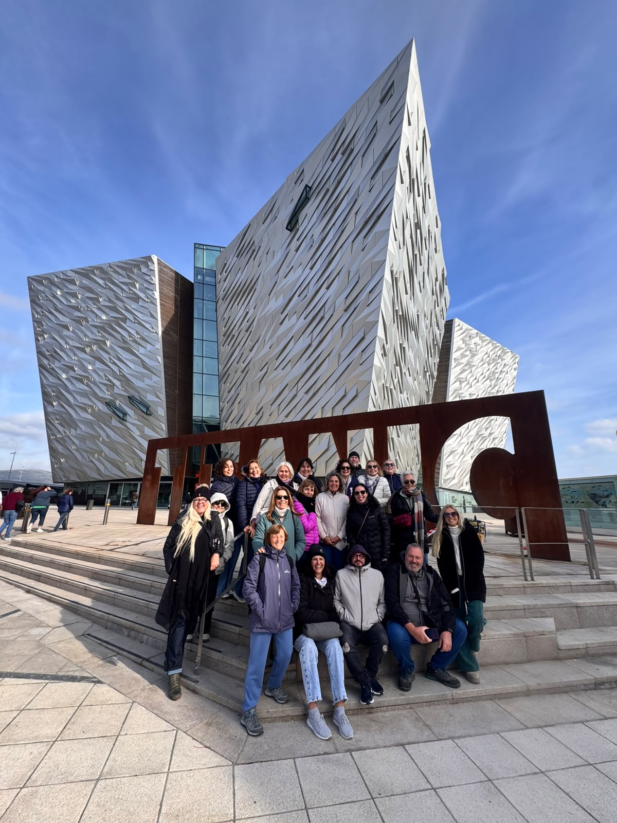 Cruise group at Titanic Belfast